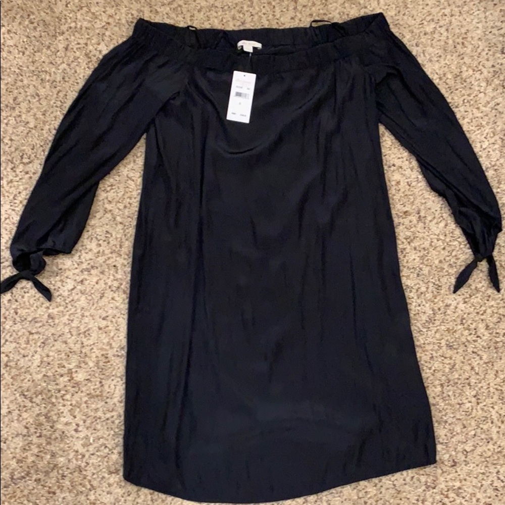 Ella Moss off the shoulder black dress